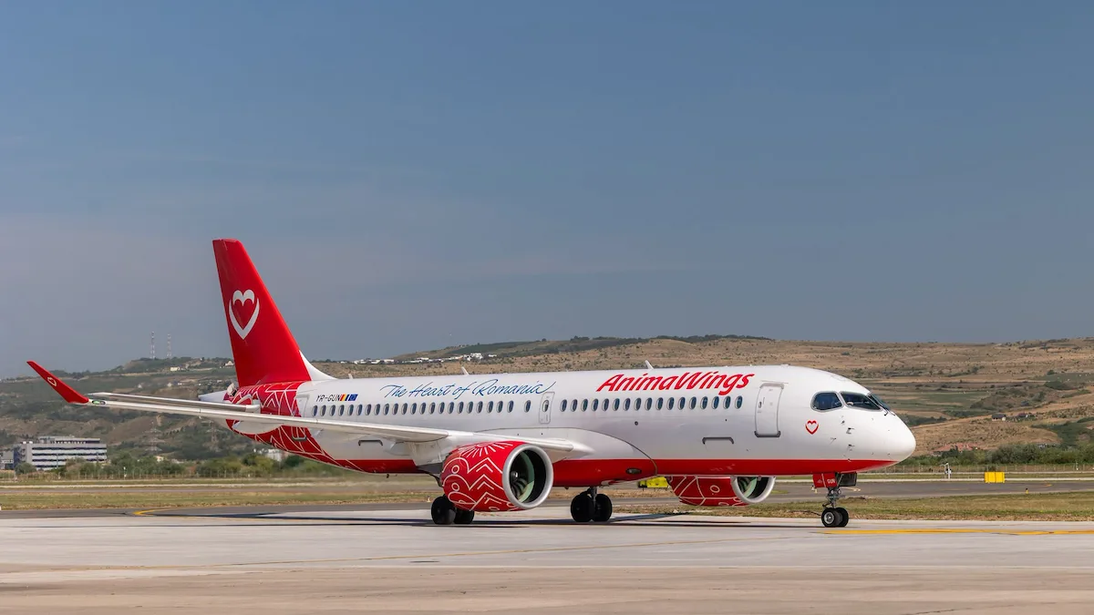AnimaWings retrage treptat cele șase A220-300. Unele zboruri pot fi întârziate sau anulate